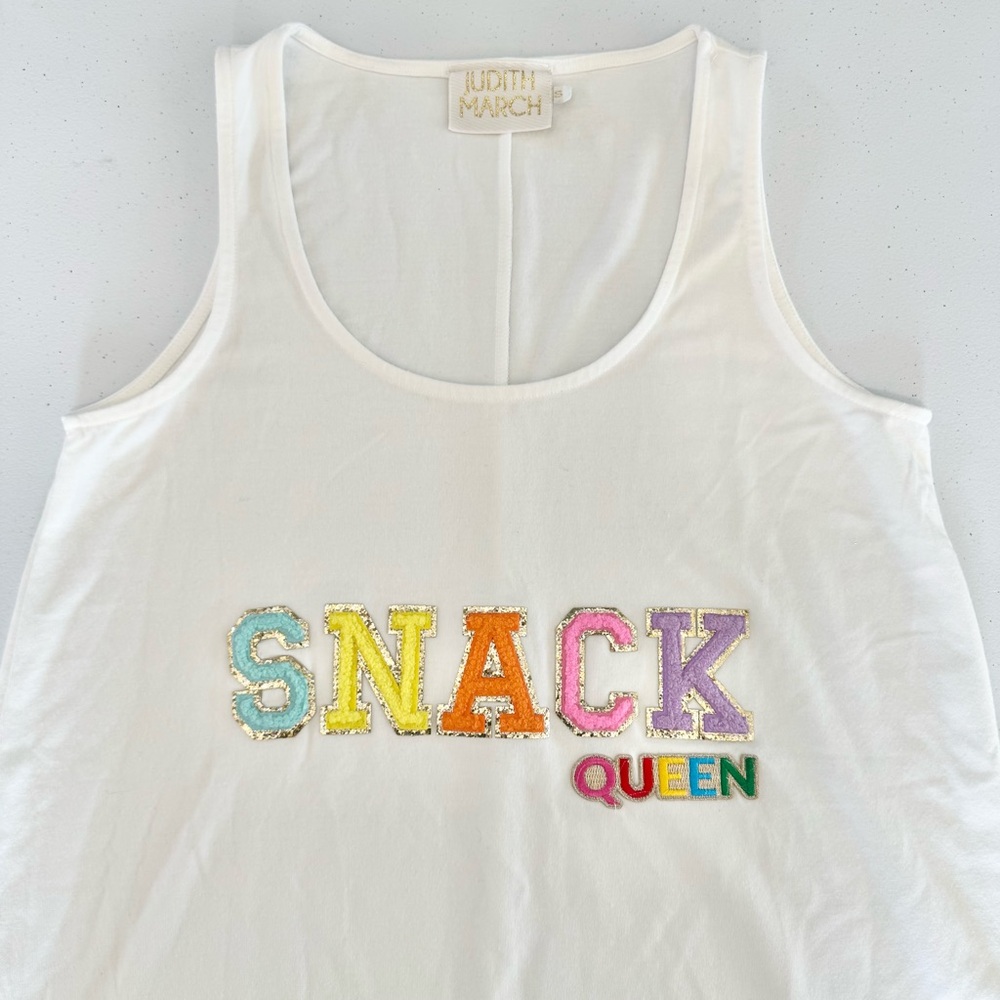 Like new 🌈 Judith March Colorful Snack Queen Tank Top - SMALL